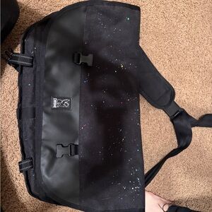 Black Speckled Chrome industries citizen 24L Messenger Bag